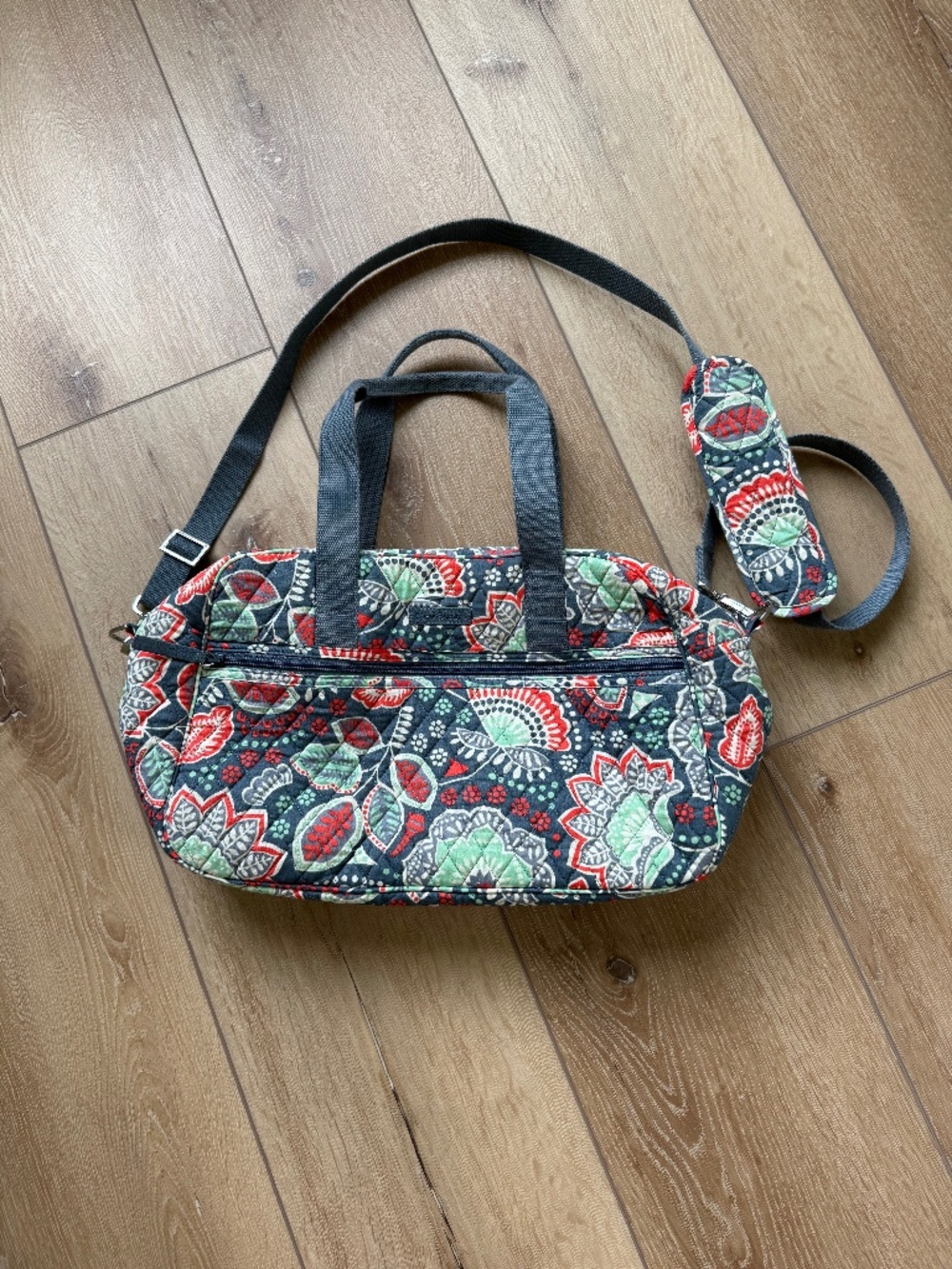 Vera Bradley Nomadic Floral Compact Traveler Bag